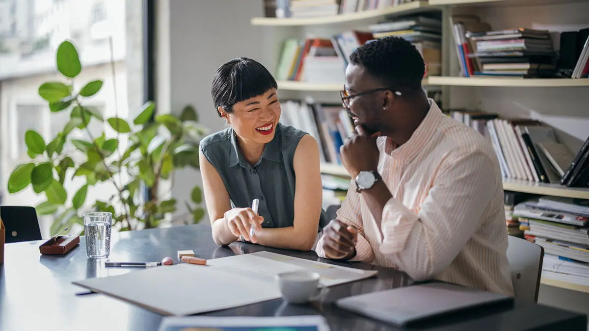 Seaview team members in conversation, grounded in purpose and integrity